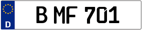 Truck License Plate